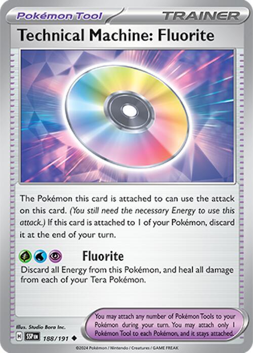 Technical Machine: Fluorite - Reverse Holofoil 188/191 Surging Sparks | Uncommon Trainer TCG