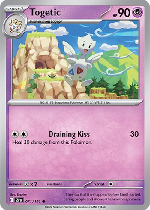 Togetic - Reverse Holofoil 071/191 Surging Sparks | Common Pokemon TCG