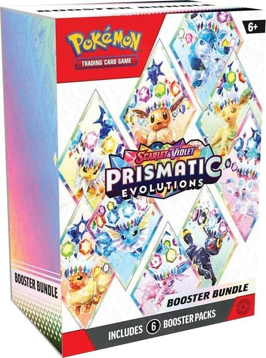 Pokémon TCG: Scarlet & Violet — Prismatic Evolutions Booster Bundle (6 Packs)