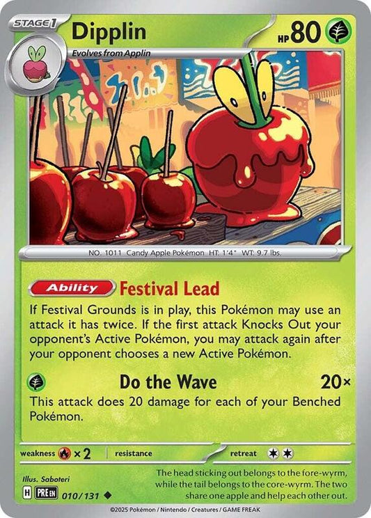 Dipplin - Reverse Holofoil 010/131 Prismatic Evolutions | Uncommon Pokemon Card