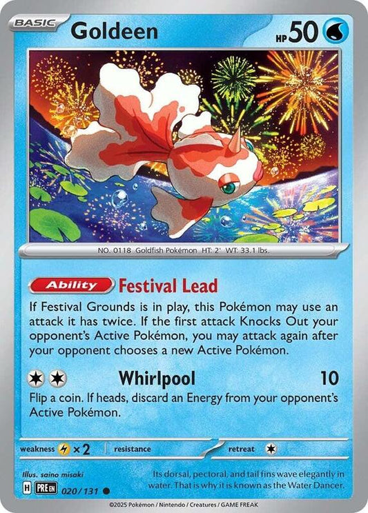 Goldeen - Normal 020/131 Prismatic Evolutions | Common Pokemon Card