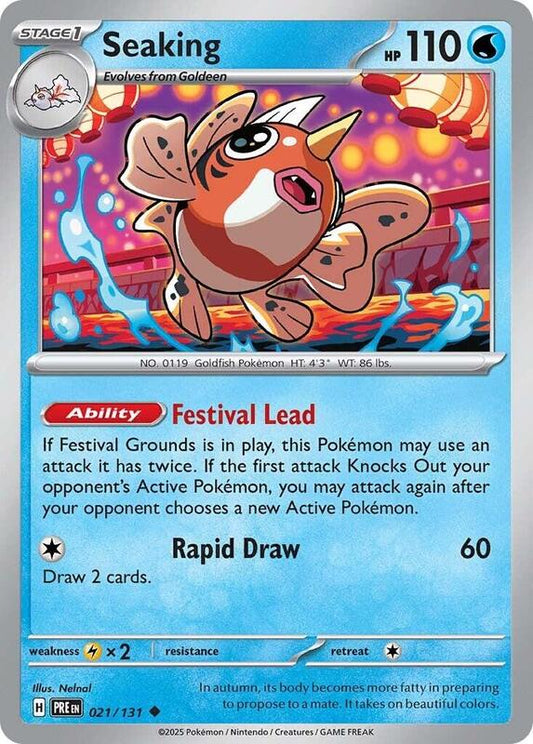 Seaking - Normal 021/131 Prismatic Evolutions | Uncommon Pokemon Card