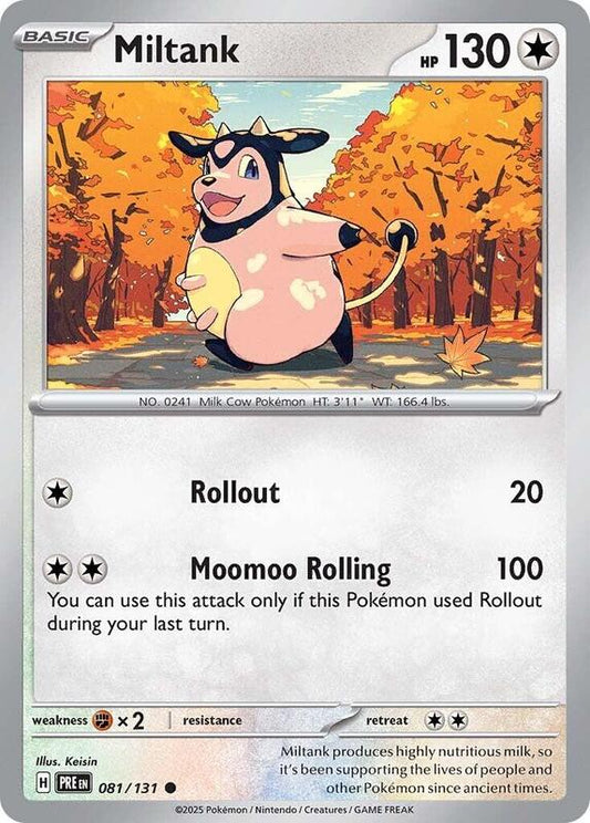 Miltank - Normal 081/131 Prismatic Evolutions | Common Pokemon Card