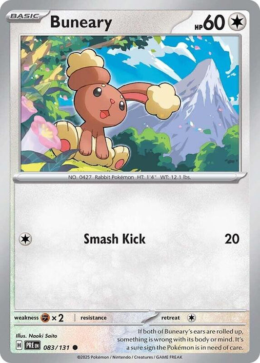 Buneary - Normal 083/131 Prismatic Evolutions | Common Pokemon Card