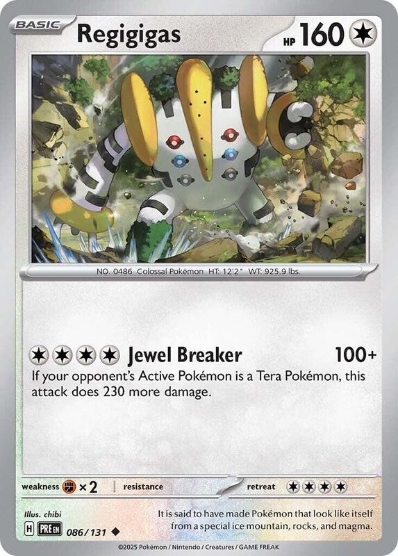Regigigas - Normal 086/131 Prismatic Evolutions | Uncommon Pokemon Card