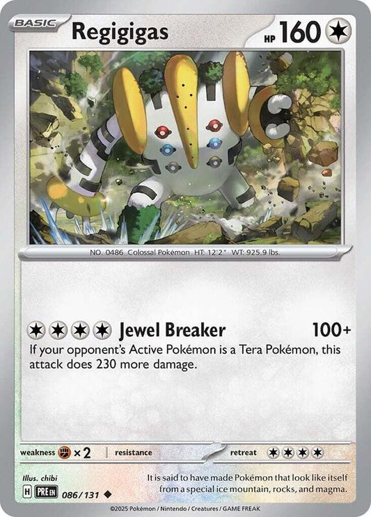 Regigigas - Normal 086/131 Prismatic Evolutions | Uncommon Pokemon Card