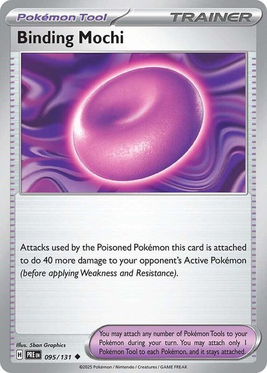 Binding Mochi - Reverse Holofoil 095/131 Prismatic Evolutions | Uncommon Trainer Card