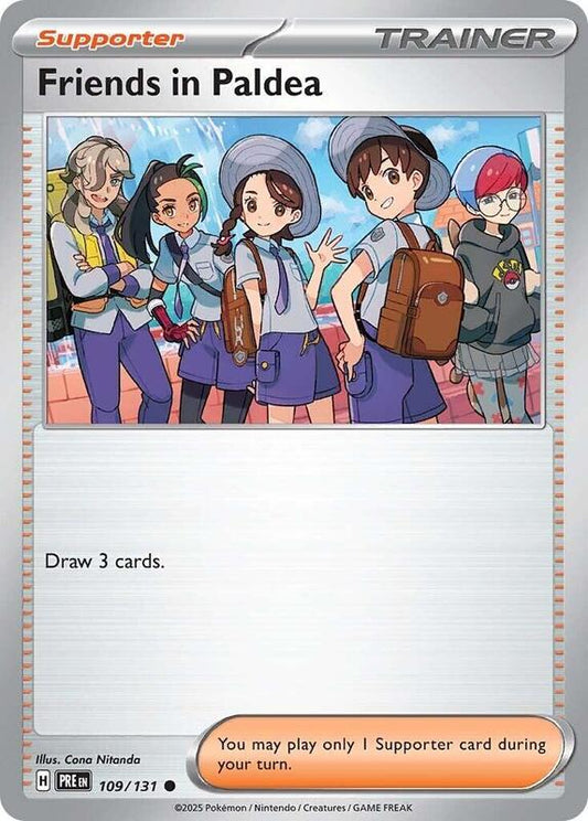 Friends in Paldea - 109/131 - Reverse Holofoil 109/131 Prismatic Evolutions | Common Trainer Card
