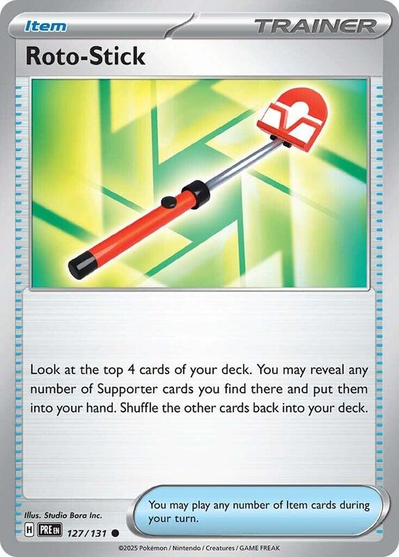 Roto-Stick - Normal 127/131 Prismatic Evolutions | Common Trainer Card