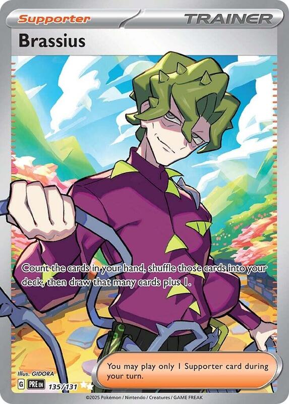 Brassius - Holofoil 135/131 Prismatic Evolutions | Ultra Rare Trainer Card