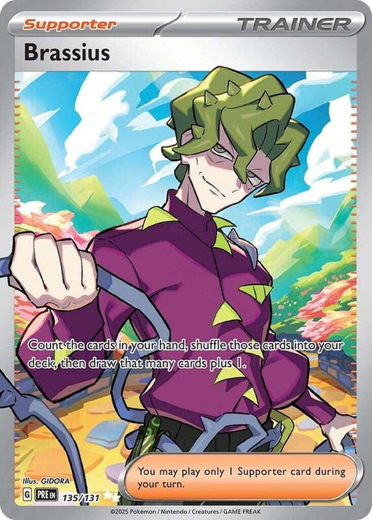 Brassius - Holofoil 135/131 Prismatic Evolutions | Ultra Rare Trainer Card