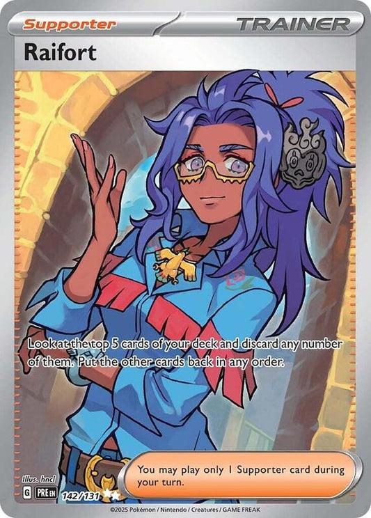 Raifort - Holofoil 142/131 Prismatic Evolutions | Ultra Rare Trainer Card