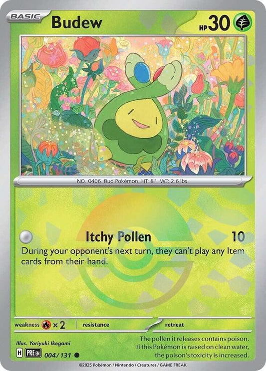 Budew (Poke Ball Pattern) - Holofoil 004/131 Prismatic Evolutions | Common Pokemon Card