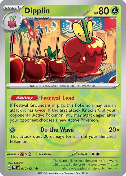 Dipplin (Poke Ball Pattern) - Holofoil 010/131 Prismatic Evolutions | Uncommon Pokemon Card
