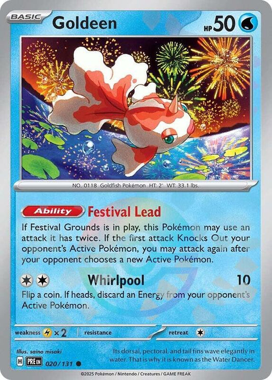 Goldeen (Poke Ball Pattern) - Holofoil 020/131 Prismatic Evolutions | Common Pokemon Card