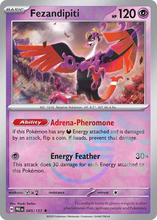 Fezandipiti (Poke Ball Pattern) - Holofoil 045/131 Prismatic Evolutions | Rare Pokemon Card