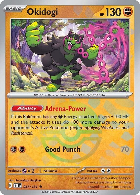 Okidogi (Poke Ball Pattern) - Holofoil 057/131 Prismatic Evolutions | Rare Pokemon Card