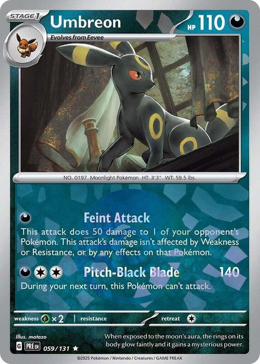 Umbreon (Poke Ball Pattern) - Holofoil 059/131 Prismatic Evolutions | Rare Pokemon Card