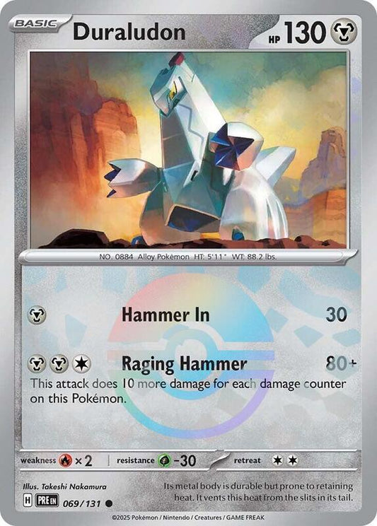 Duraludon (Poke Ball Pattern) - Holofoil 069/131 Prismatic Evolutions | Common Pokemon Card