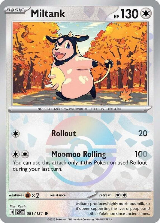 Miltank (Poke Ball Pattern) - Holofoil 081/131 Prismatic Evolutions | Common Pokemon Card