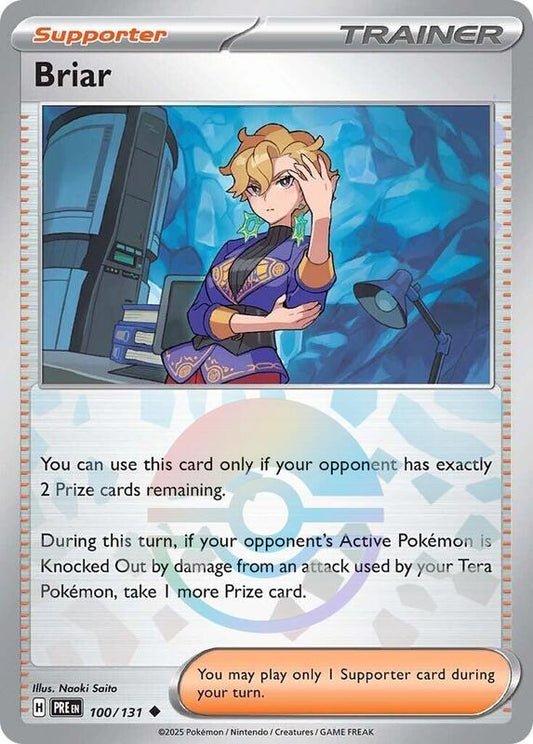 Briar (Poke Ball Pattern) - Holofoil 100/131 Prismatic Evolutions | Uncommon Trainer Card