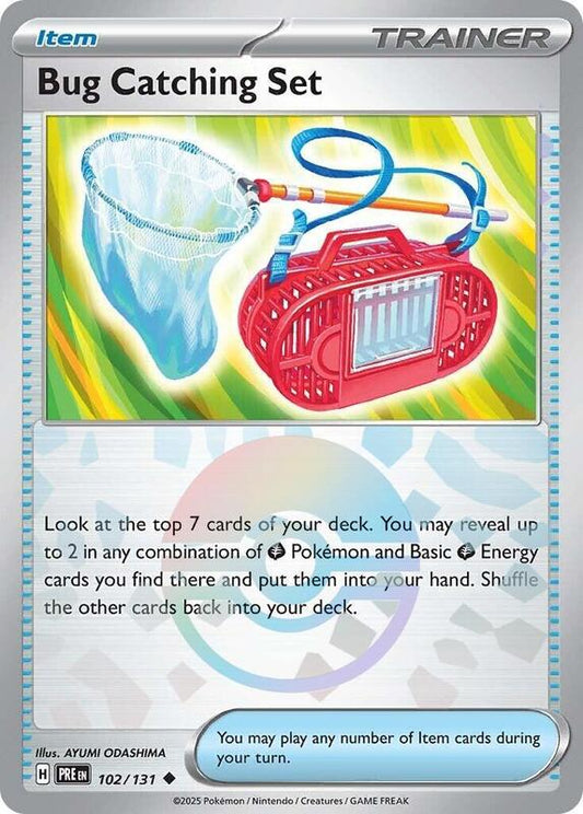 Bug Catching Set (Poke Ball Pattern) - Holofoil 102/131 Prismatic Evolutions | Uncommon Trainer Card
