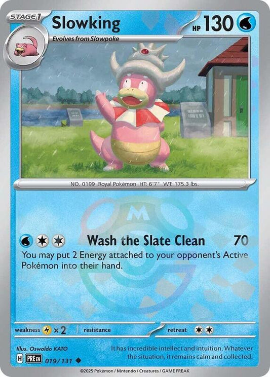 Slowking (Master Ball Pattern) - Holofoil 019/131 Prismatic Evolutions | Uncommon Pokemon Card