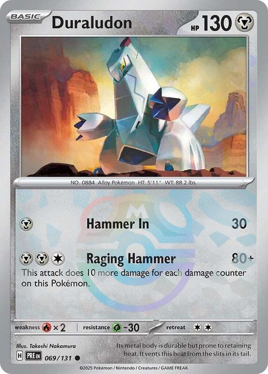 Duraludon (Master Ball Pattern) - Holofoil 069/131 Prismatic Evolutions | Common Pokemon Card