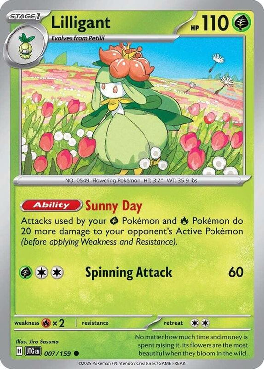 Lilligant - Normal 007/159 Journey Together | Common Pokemon Card