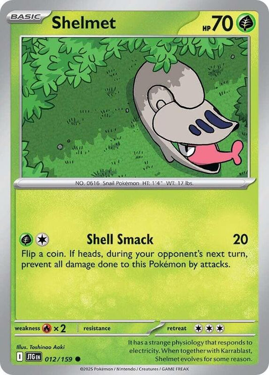 Shelmet - Normal 012/159 Journey Together | Common Pokemon Card