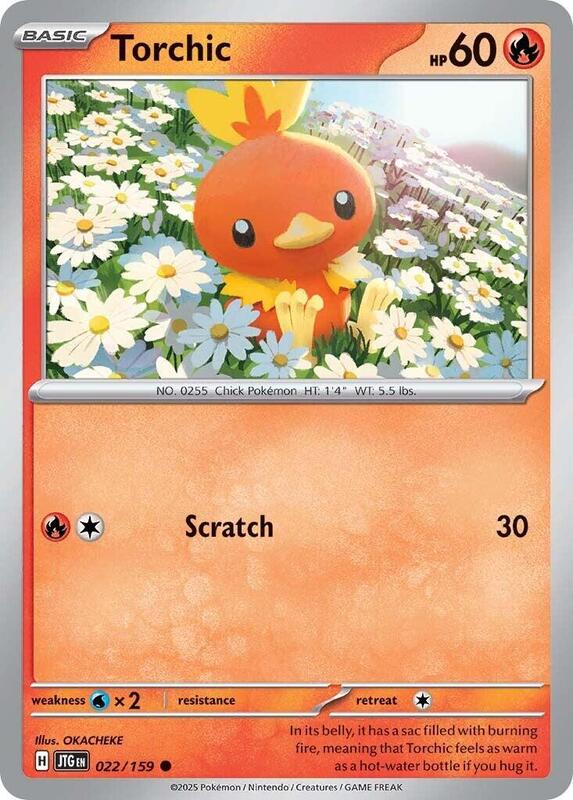 Torchic - Normal 022/159 Journey Together | Common Pokemon Card