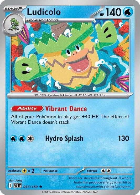 Ludicolo - Holofoil 037/159 Journey Together | Rare Pokemon Card