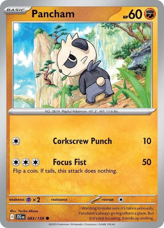 Pancham - Normal 083/159 Journey Together | Common Pokemon Card