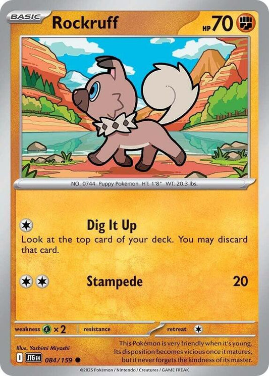Rockruff - Normal 084/159 Journey Together | Common Pokemon Card