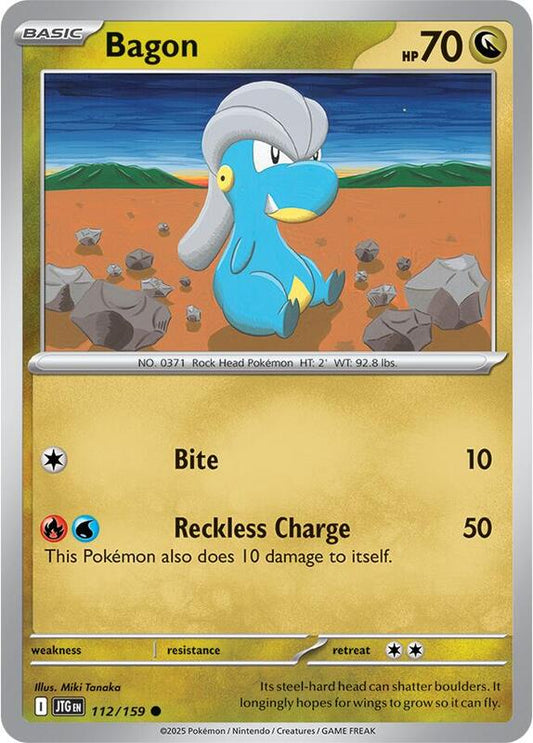Bagon - Normal 112/159 Journey Together | Common Pokemon Card