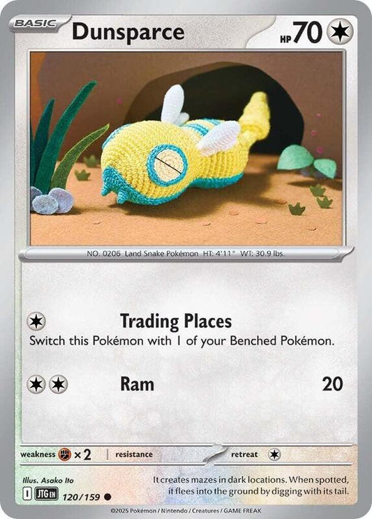 Dunsparce - Reverse Holofoil 120/159 Journey Together | Common Pokemon Card