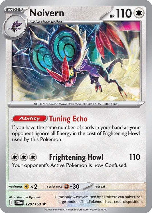 Noivern - Reverse Holofoil 128/159 Journey Together | Rare Pokemon Card