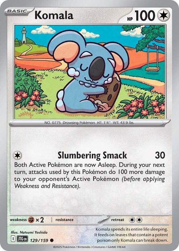 Komala - Normal 129/159 Journey Together | Common Pokemon Card