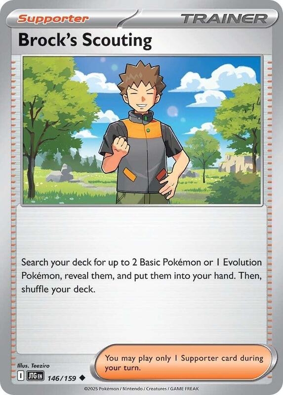 Brock's Scouting - 146/159 - Normal 146/159 Journey Together | Uncommon Trainer Card