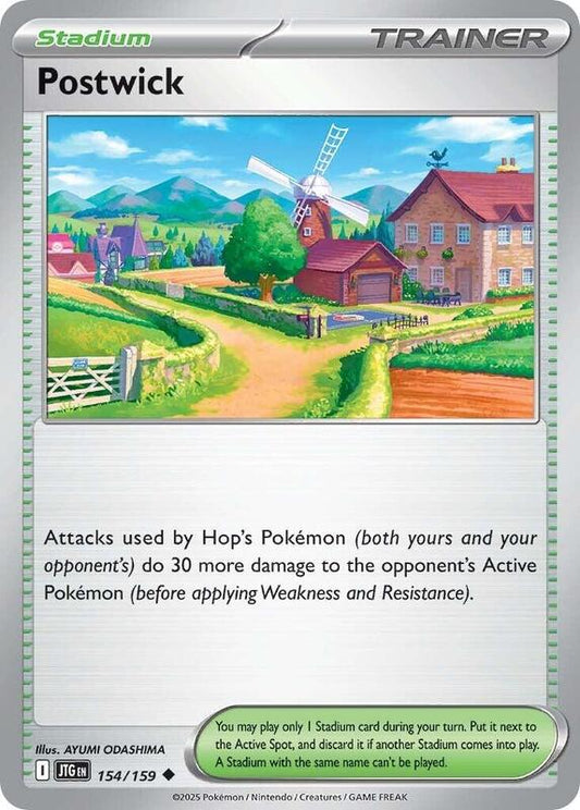 Postwick - Normal 154/159 Journey Together | Uncommon Trainer Card