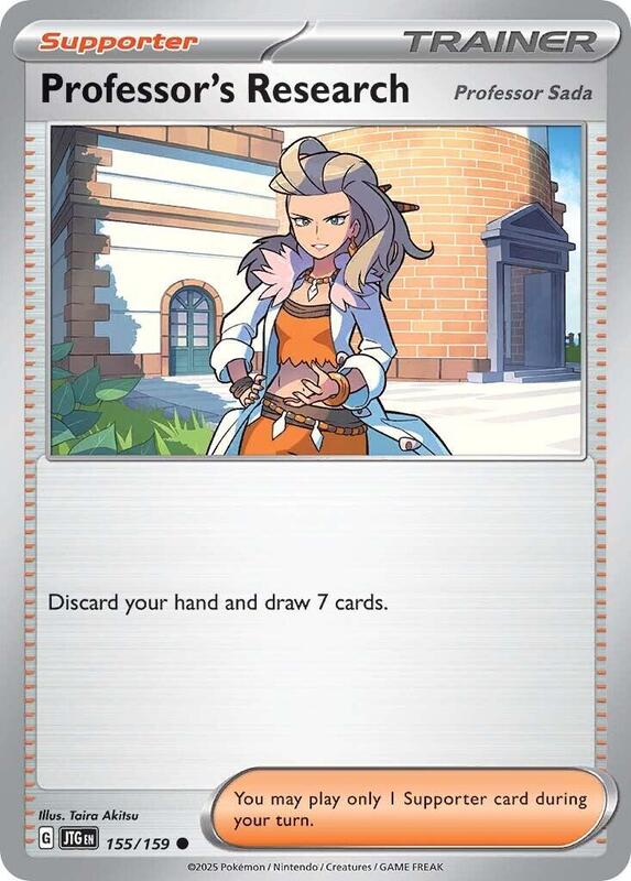Professor's Research - Normal 155/159 Journey Together | Common Trainer Card