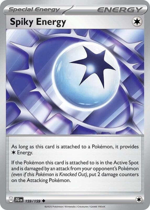 Spiky Energy - 159/159 - Reverse Holofoil 159/159 Journey Together | Uncommon Energy Card