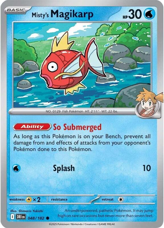 Misty's Magikarp - Normal 048/182 Destined Rivals | Common Pokemon Card