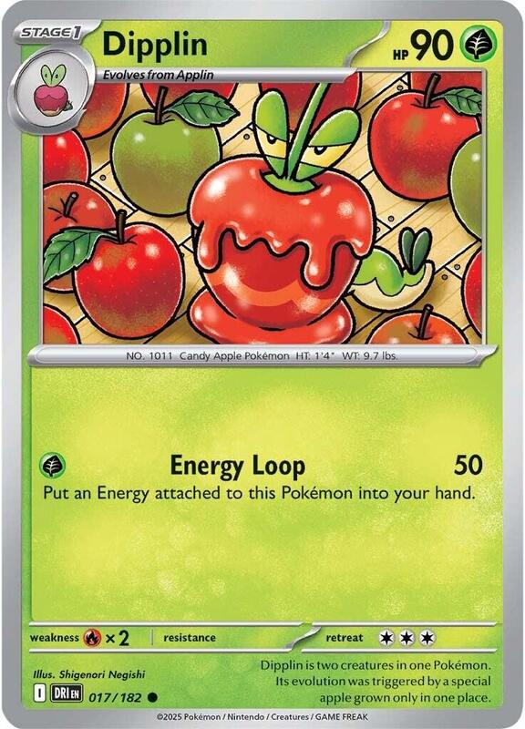 Dipplin - Reverse Holofoil 017/182 Destined Rivals | Common Pokemon Card