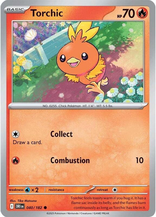 Torchic - Normal 040/182 Destined Rivals | Common Pokemon Card