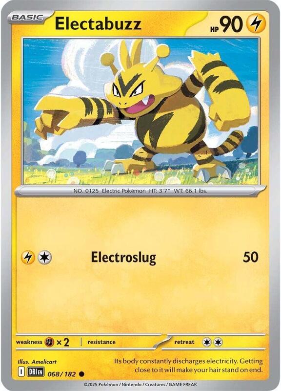 Electabuzz - Normal 068/182 Destined Rivals | Common Pokemon Card