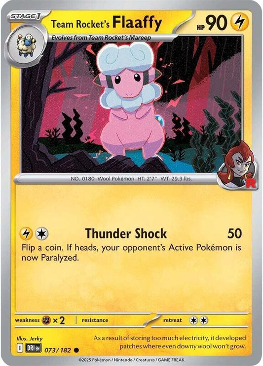 Team Rocket's Flaaffy - Normal 073/182 Destined Rivals | Common Pokemon Card