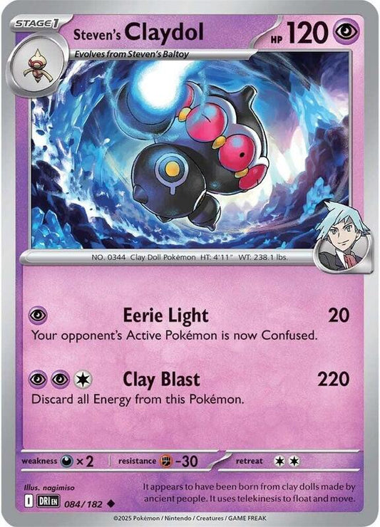 Steven's Claydol - Normal 084/182 Destined Rivals | Uncommon Pokemon Card