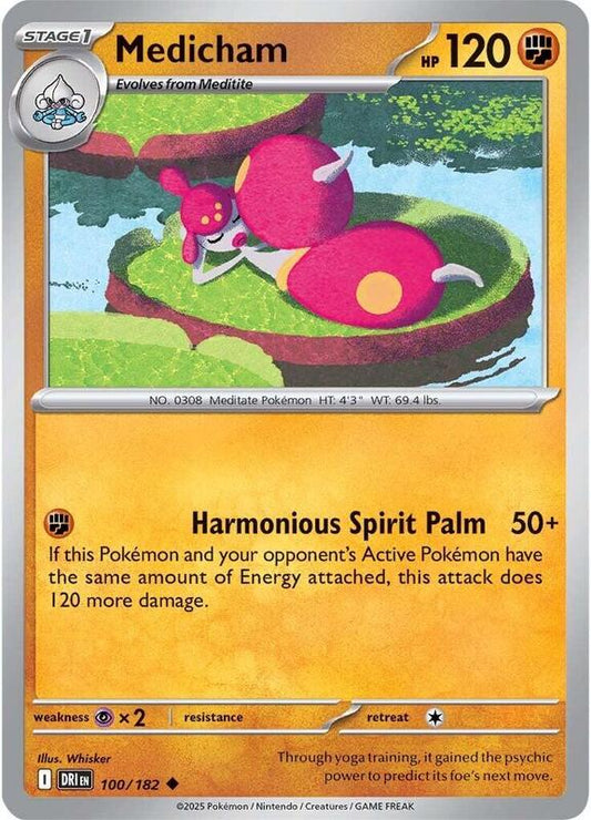 Medicham - Normal 100/182 Destined Rivals | Uncommon Pokemon Card