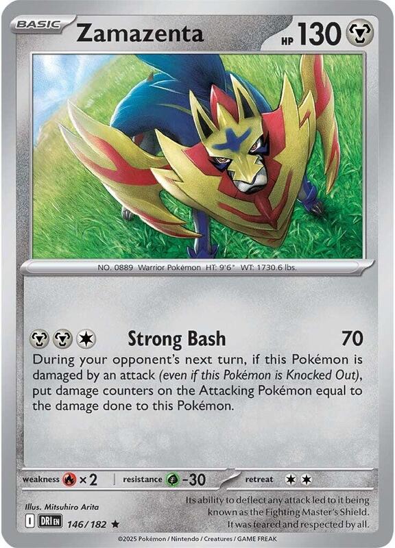 Zamazenta - 146/182 - Reverse Holofoil 146/182 Destined Rivals | Rare Pokemon Card